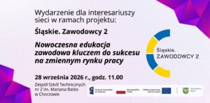 Start w karierę – szkoła, praca, przyszłość. Zaproszenie na konferencję w Chorzowie w ramach sieci współpracy w projekcie „Śląskie. Zawodowcy 2”