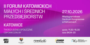 II FORUM KATOWICKICH MŚP   „KATOWICE TWORZĄ BIZNES SPOŁECZNIE ODPOWIEDZIALNY”